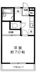 メゾンシャルムの物件間取画像